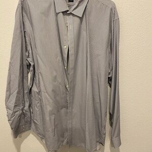 Men's Grey Checkered Shirt